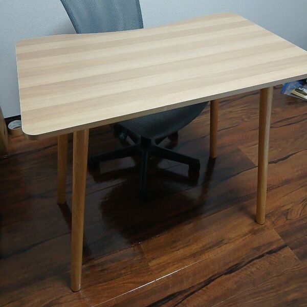 PCデスク 在宅勤務 化粧台 シンプル おしゃれテーブル リモートワーク用 木目調 組立簡単 仕事用 作業机 PCデスク 在宅勤務