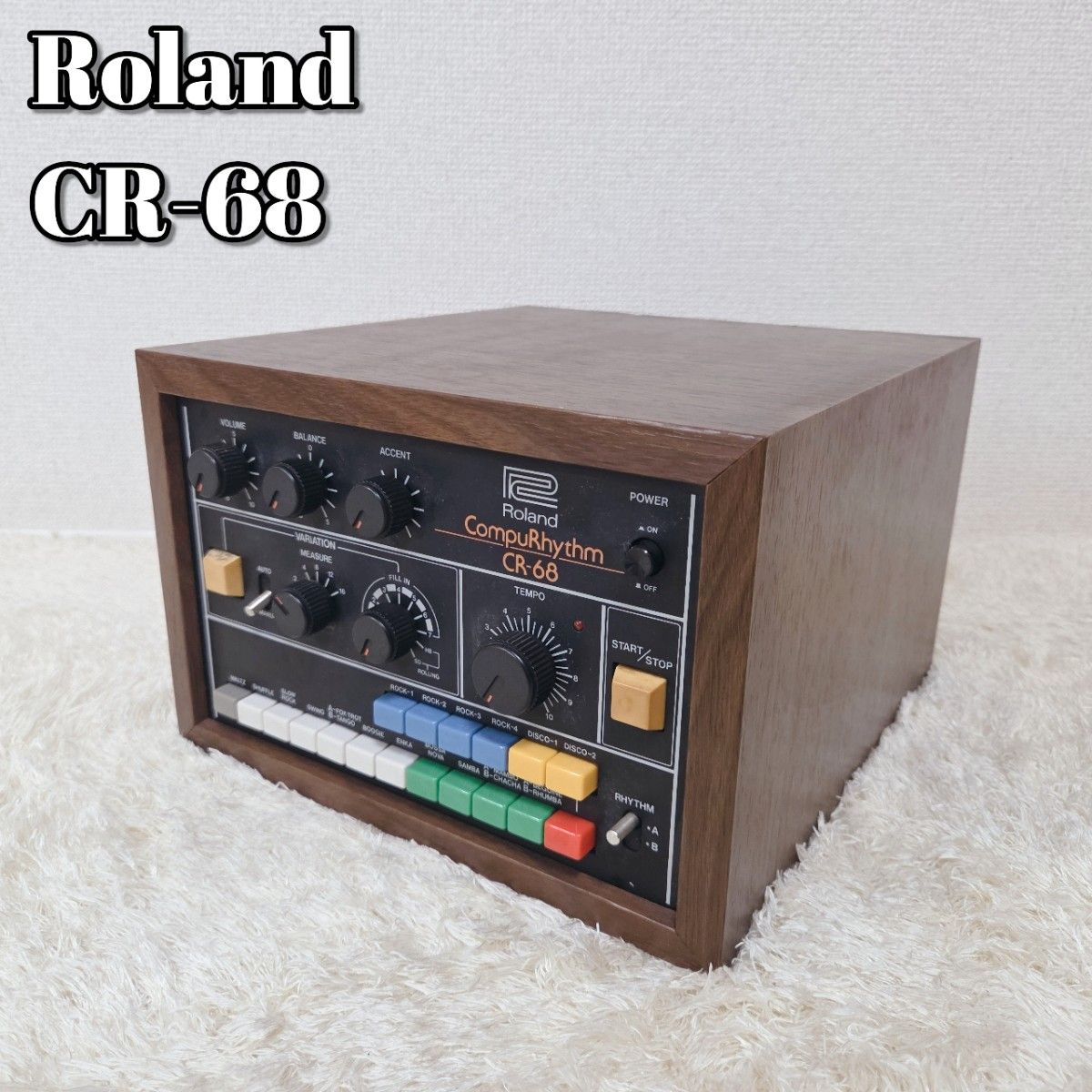 ☆希少品☆Roland Compu Rhythm CR-68 リズムマシン ローランド ヴィンテージ