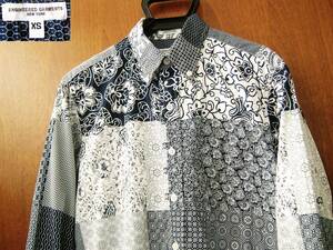 エンジニアードガーメンツ Engineered Garments 19th BD Shirt-Foulard Patchwork Print パッチワークプリント 長袖シャツ USA製
