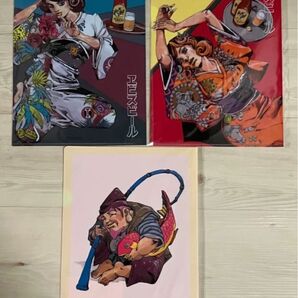 クリアファイル3種セット 五感で味わう、ヱビスの美人画展 ヱビスビール×荒木飛呂彦ジョジョ