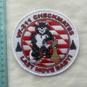 USN F-14 TOMCAT VF-211 CHECKMATES “LAST MOVE BABY!!” Patch!!の画像1