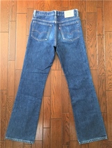 ＵＳＡ製 バレンシア工場 リーバイス ＬＥＶＩ’Ｓ ５１７ ビンテージ レプリカ ビッグＥ ブーツカット ジーンズ ｗ３３ 復刻 デニム_画像2