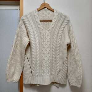 to blossom アクリルウール ニットセーター