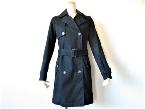 # as good as new [GAP] Gap high class trench coat small size XXS 7 number S size navy new goods trench coat c624