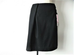 # new goods unused fine quality beautiful goods [ MISS J ] mistake J high class wool skirt black skirt lapi-n(38) 9 number M formal ceremony b958