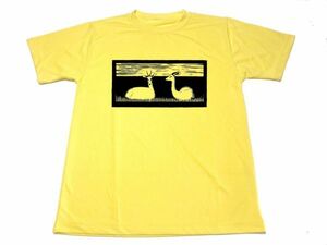 イエロー　メスキータ ドライ Tシャツ インパラ アニマル 版画 動物 名画 グッズ Mesquita 黄色