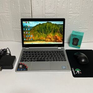 Windows11 オフィス付き SSD256GB 美品 レノボ YOGA タッチPC ワイヤレスマウス付き おすすめ
