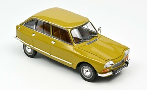 # Norev 1/18 1969 Citroen ami8 Clubb ton doll yellow 