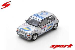 ■スパークモデル 1/43 1990 ルノー5 GT ターボ #14 J.Ragnotti ツールドコルス