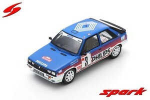 ■スパークモデル 1/43 1987 ルノー11 ターボ #3 J.ラニョッティ ラリーモンテカルロ