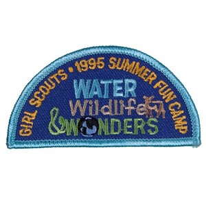 PI78 GIRL SCOUTS 1995 SUMMER FUN CAMP ガールスカウト ワッペン パッチ ロゴ エンブレム アメリカ 米国 USA 輸入雑貨