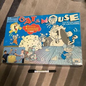キャットアンドマウス cat&mouse おもちゃ 猫 ネズミ チーズ フィギュア 人形 ゲーム ファミリーゲーム 新品 レア ビンテージ アンティーク