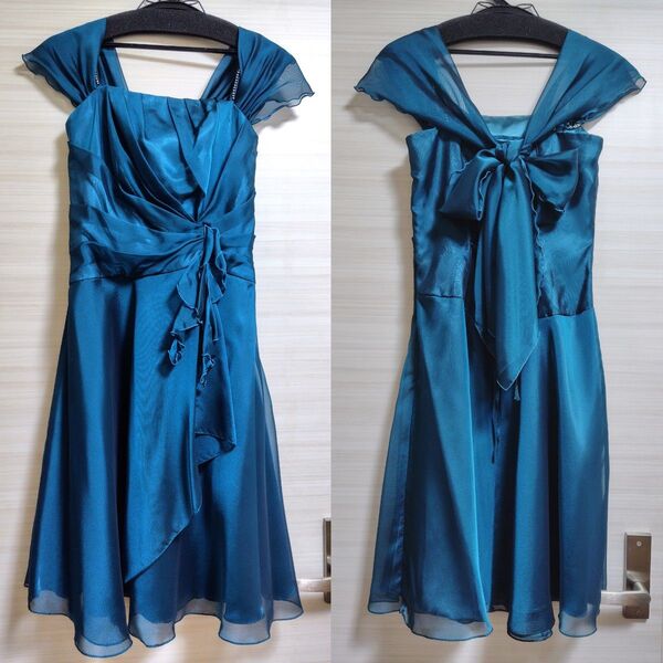 Genet Vivien パーティードレス グリーン フォーマル 結婚式 発表会 衣装 2way