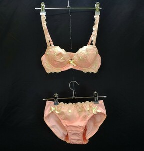in0389 ^ новый товар * IMAGE Image бюстгальтер шорты пара C70 Mshuga- розовый цветочный принт глянец чувство лента симпатичный симпатичный femi человек 