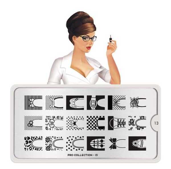 Moyou London ネイルスタンププレート THE PRO 13