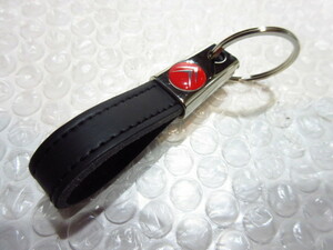 [Spiral] Citroen strap type * leather key holder / black * black new goods //CITROEN/C3/C4/C5/DS3/DS4/DS5/