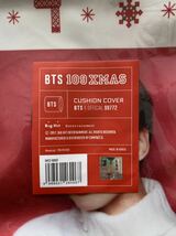 おまけ付き【即決】新品　BTS　クッションカバー 渋谷109クリスマス ポップアップストア 公式 　限定品　BTS 109 XMAS_画像2