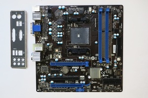 MSI A78M-S01 Socket FM2＋ マザーボード 動作品