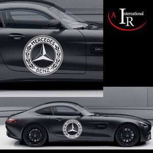 ■■NEW★MercedesBenz★オールドエンブレム★サイドステッカー★デカール★カラー選択★1枚