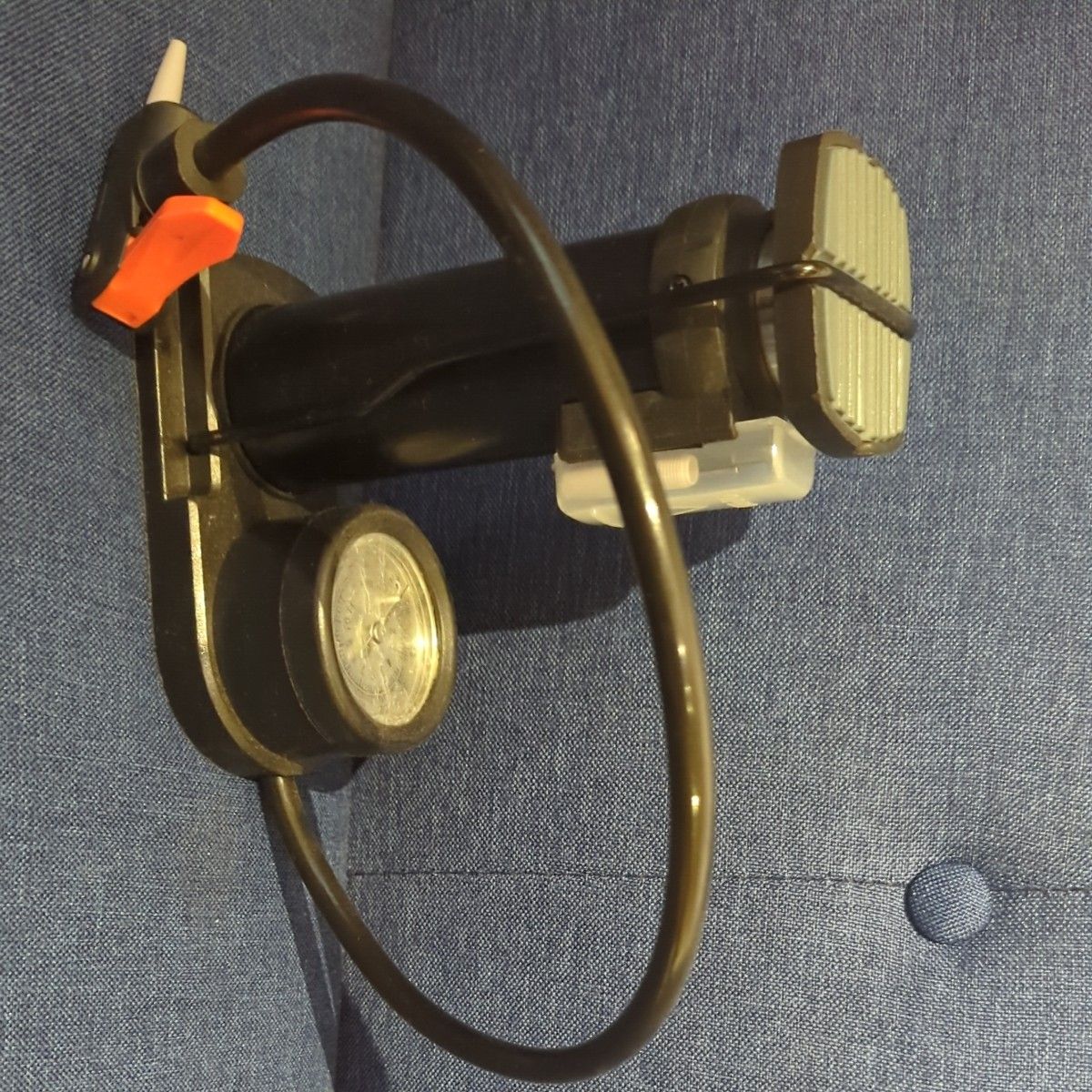 足踏み式 空気入れ エアゲージ付き 自転車 ボール対応