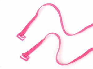  superfine 6mm bra replacement spageti strap rose 