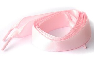  lady's fashion lustre feeling shoe race casual elegant ribbon flat cord shoes cord shoe lace 80CM# pink 