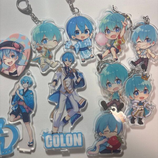 すとぷり ころん アクリルキーホルダー スタンド(+缶バッジ)