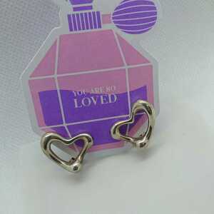 * стандартный товар Tiffany Tiffany Open Heart серьги без коробки . прекрасный товар 