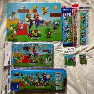  super Mario stationery set 2021 8 point set new goods 