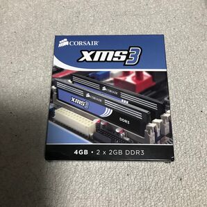 CORSAIR XMS3 4GB (2GBx2) DDR3 メモリ