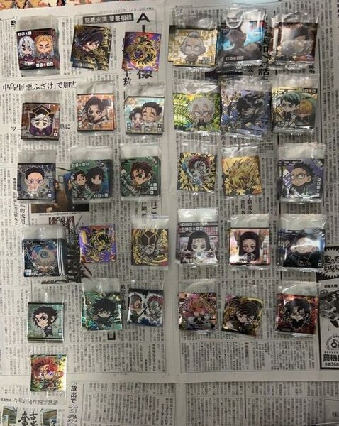 最新弾 鬼滅の刃 ウエハース シール 其ノ十四 セミコンプ31種