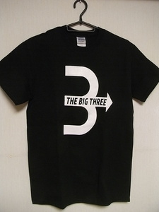 即決★新品バンドＴシャツ★ビッグ・スリー★THE BIG THREE★ブラックボディ×ホワイトプリント★S/M/L/XLサイズ対応可能