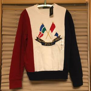 新品 POLO RALPH LAUREN cross flags hoodie クロスフラッグ スウェット rrl country sport 1992 1993 stadium p wing snow beach