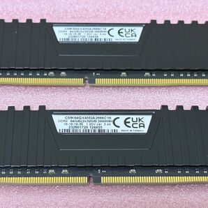 Corsair CMK64GX4M2A2666C16▼PC4-21300/DDR4-2666 UDIMM 64GB@32GB