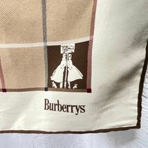 Burberry バーバリー オールド ブロックチェック柄 シルクスカーフ_画像3