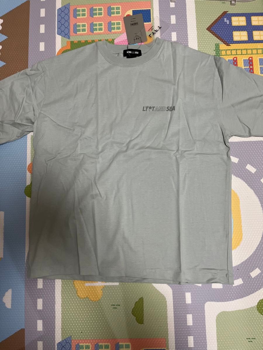 LYFT × WIND AND SEA ブルー Mサイズ Tシャツ即完