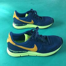 NIKE LUNAR INTERNATIONALIST US9 631731 400 USED ナイキ ルナ インターナショナリスト 27cm 青 黄 黄緑 ルナインターナショナリスト_画像5