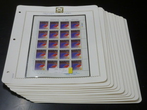 21EA　S　韓国切手シート №36　1990-93年　大田EXPO’93・他　20面シート　計11種　未使用NH・美品