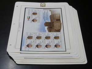 21EA　S　韓国切手シート №59　2010年　韓国アラブ首長国連邦修好30年・他　各シート　計8種　未使用NH・美品