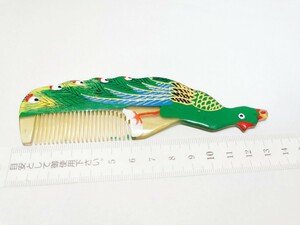 髪飾り　牛角 櫛 くし　ブラシ 和装 古典 ヘアアクセサリー 浴衣