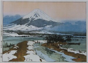 Art hand Auction Hiroshi Yoshida, [Malerischer Fuji-See Kawaguchi], seltene Kunstbuchgemälde, Guter Zustand, Reiseleidenschaft, Landschaft, Ganz neu mit Rahmen, Kostenloser Versand, Malerei, Ölgemälde, Natur, Landschaftsmalerei