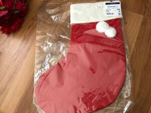 クリスマス　ソックス　バッグ　靴下バッグ　ラッピング　プレゼント　Lサイズ