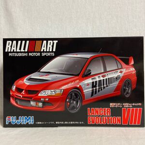 未組立 フジミ 1/24 三菱 ランサーエボリューションⅧ RALLI ART ラリーアート スポール ランエボ 8 プラモデル ミニカー モデルカー