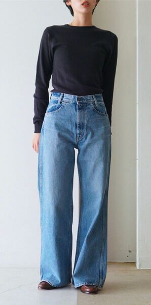 新品タグ付き THE SHINZONE フレアデニムパンツ 36 パリジェンヌ