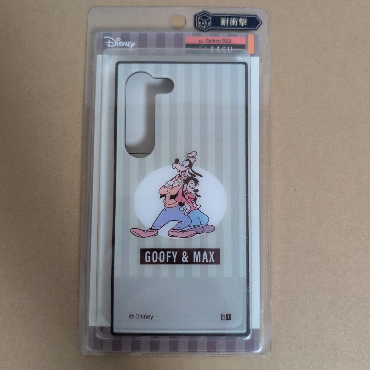 イングレム Galaxy s23 スマホケース KAKU グーフィー＆マックス