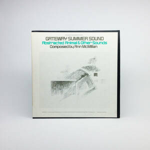 [LP] '78米Orig / Ann McMillan / Gateway Summer Sound / Abstracted Animal & Other Sounds / Booklet付き / Folkways / FTS 33451