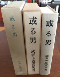 或る男　武者小路実篤　精選名著復刻全集近代文学館　昭和54年10刷　ほるぷ出版