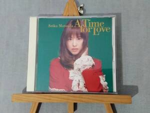 XZ20k 即決 中古CD 93年盤 帯無し 松田聖子 『A Time For Love』 クリスマス企画アルバム 