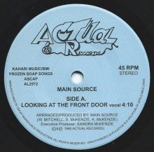 【新品・アナログレコード・AL2572】MAIN SOURCE / LOOKING AT THE FRONT DOOR