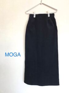 ロングスカート MOGA ペンシルスカート黒 美品